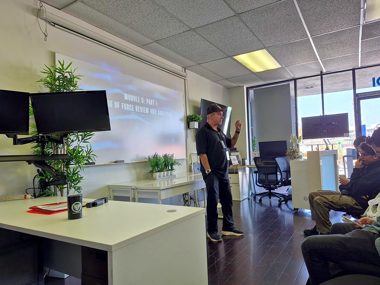 A World Academia class in session at the Culver City classroom